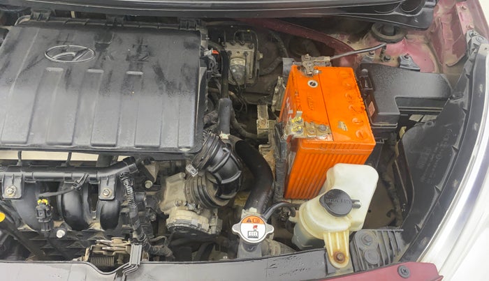 2016 Hyundai Grand i10 ASTA (O) 1.2 KAPPA VTVT, Petrol, Manual, 36,089 km, Engine View - Left