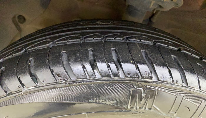 2016 Hyundai Grand i10 ASTA (O) 1.2 KAPPA VTVT, Petrol, Manual, 36,089 km, Left Front Tyre Tread