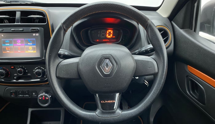 2018 Renault Kwid CLIMBER 1.0 AMT, Petrol, Automatic, 18,512 km, Steering Wheel Close Up