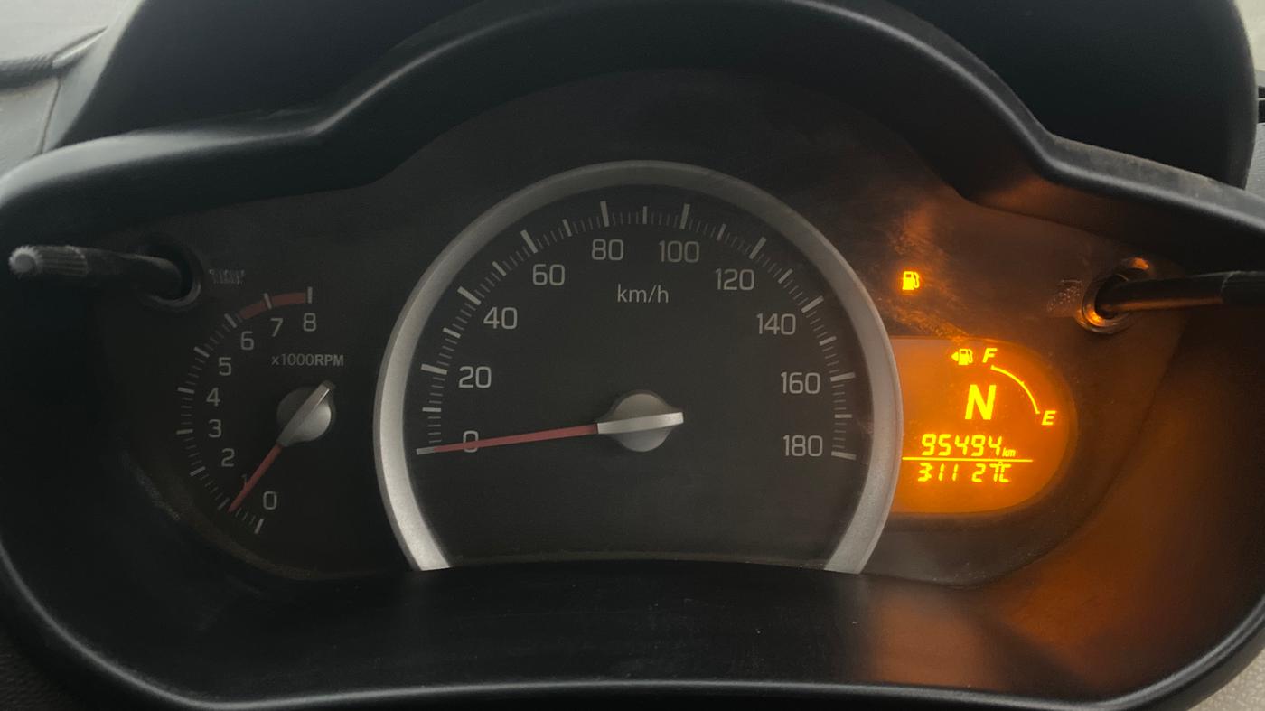 2014 Maruti Celerio VXI AMT, Petrol, Automatic, 95,467 km, Odometer Image