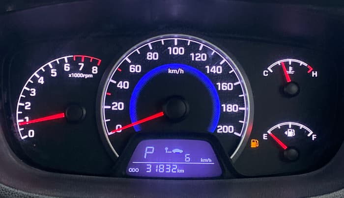 2017 Hyundai Grand i10 SPORTZ (O) AT 1.2 KAPPA VTVT, Petrol, Automatic, 31,831 km, Odometer Image