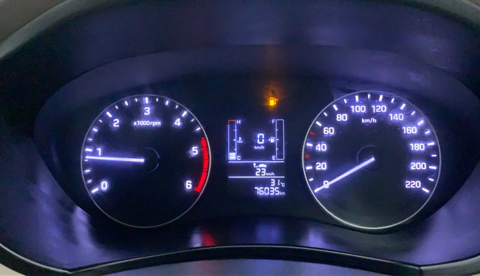 2017 Hyundai Elite i20 SPORTZ 1.4, Diesel, Manual, 76,218 km, Odometer View