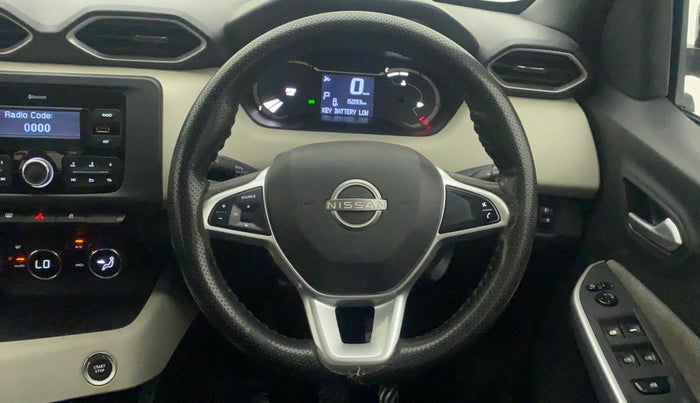 2022 Nissan MAGNITE XL TURBO CVT, Petrol, Automatic, 15,699 km, Steering Wheel Close Up