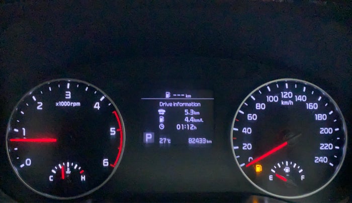 2020 KIA SELTOS HTK PLUS AT 1.5 DIESEL, Diesel, Automatic, 83,460 km, Odometer Image