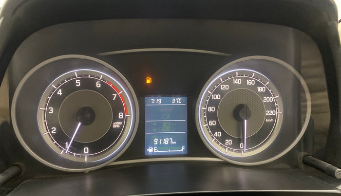 2017 Maruti Dzire ZXI PLUS, Petrol, Manual, 91,143 km, Odometer Image