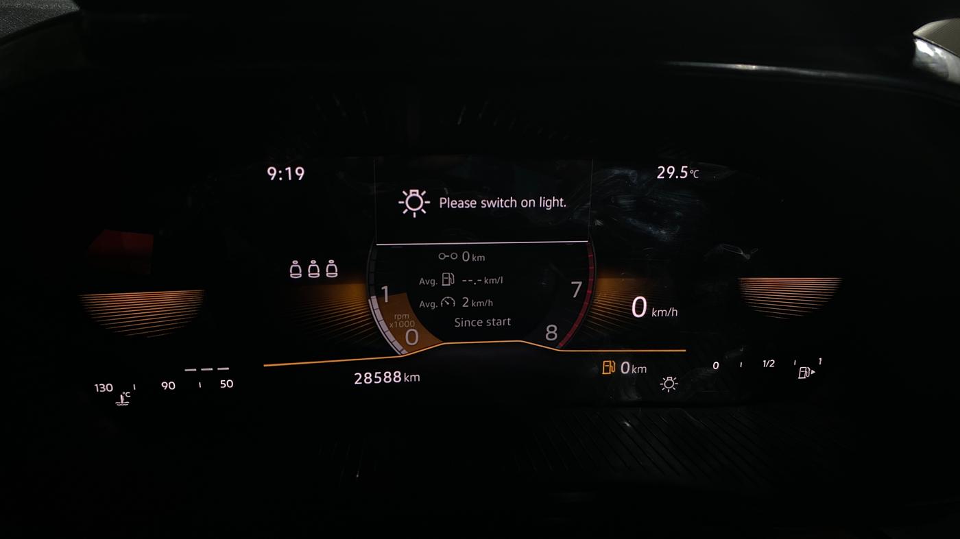 2023 Skoda SLAVIA STYLE 1.0L TSI MT, Petrol, Manual, 28,584 km, Odometer Image