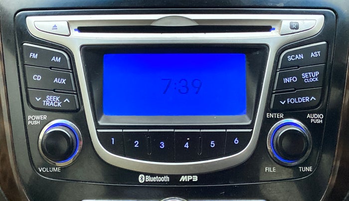 2011 Hyundai Verna FLUIDIC 1.6 VTVT SX AT, Petrol, Automatic, 71,447 km, Infotainment System