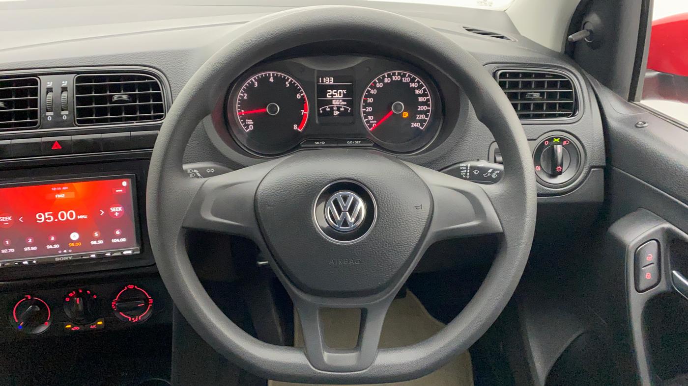 2019 Volkswagen Polo Trendline 1.0 L Petrol, Petrol, Manual, 1,579 km, Steering Wheel Close-up