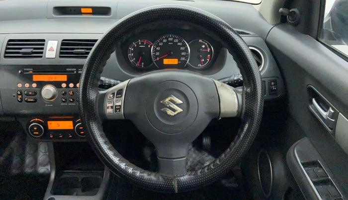2010 Maruti Swift ZXI, Petrol, Manual, 91,454 km, Steering Wheel Close Up
