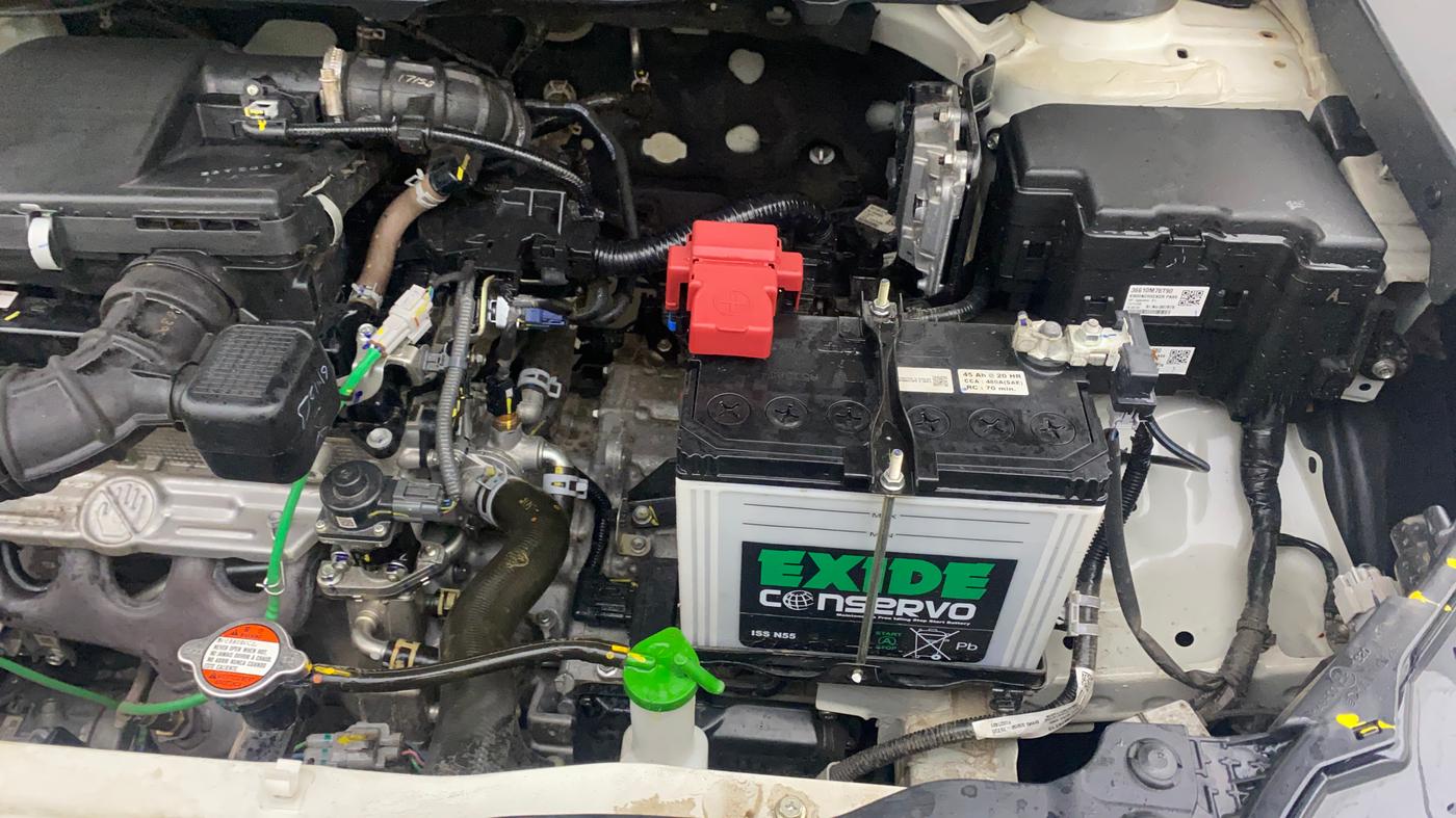 2023 Maruti Grand Vitara DELTA SMART HYBRID AT, Petrol, Automatic, 27,347 km, Engine View - Left