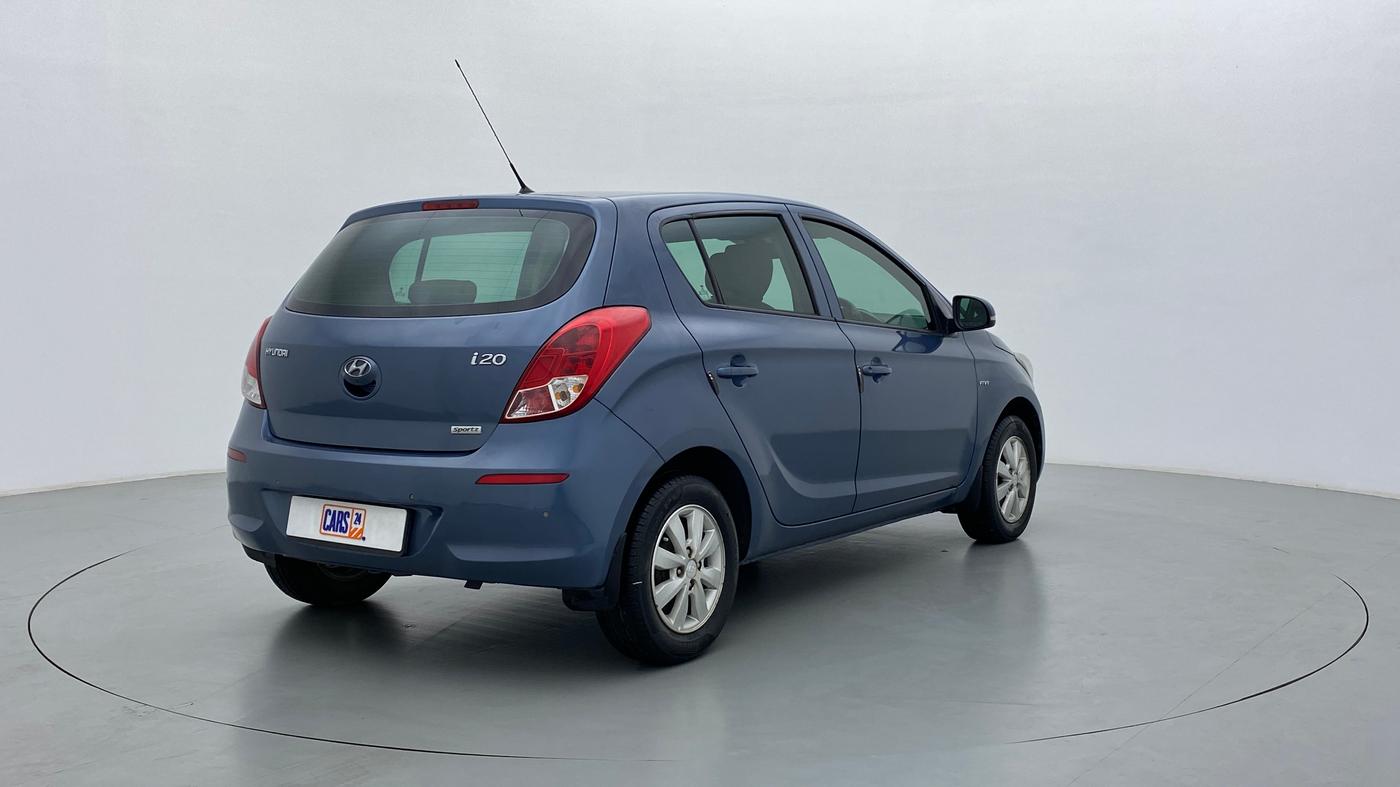 2014 Hyundai i20 SPORTZ 1.2 VTVT, Petrol, Manual, 44,639 km, Right Back Diagonal