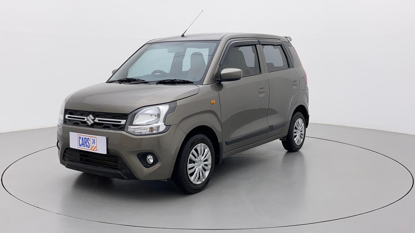 2019 Maruti New Wagon-R VXI 1.0 AMT, Petrol, Automatic, 32,605 km, Left Front Diagonal