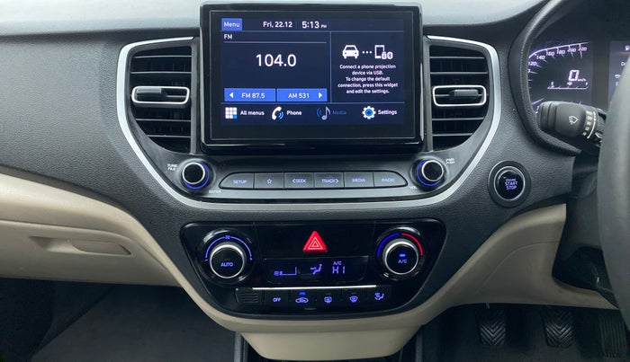 2020 Hyundai Verna SX 1.5 VTVT, Petrol, Manual, 22,156 km, Air Conditioner