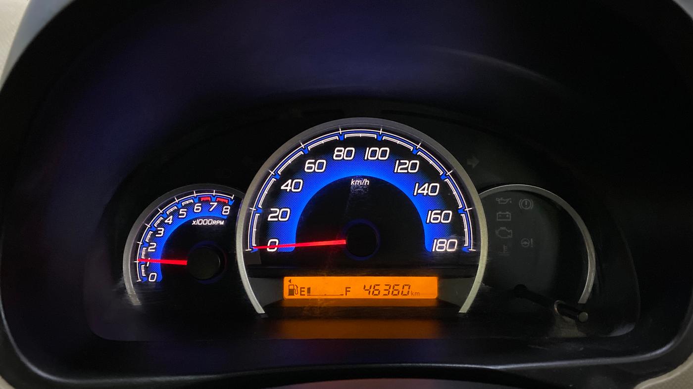 2017 Maruti Wagon R 1.0 VXI, Petrol, Manual, 46,350 km, Odometer Image