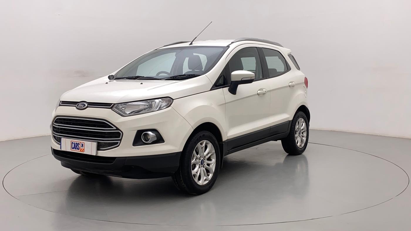 2015 Ford Ecosport TITANIUM 1.5L DIESEL (OPT), Diesel, Manual, 1,31,512 km, Left Front Diagonal
