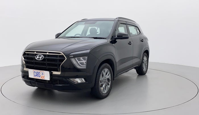 2021 Hyundai Creta SX (O) 1.4 TURBO DCT, Petrol, Automatic, 27,005 km, Left Front Diagonal