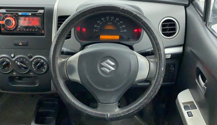 2012 Maruti Wagon R 1.0 LXI, CNG, Manual, 92,437 km, Steering Wheel Close Up