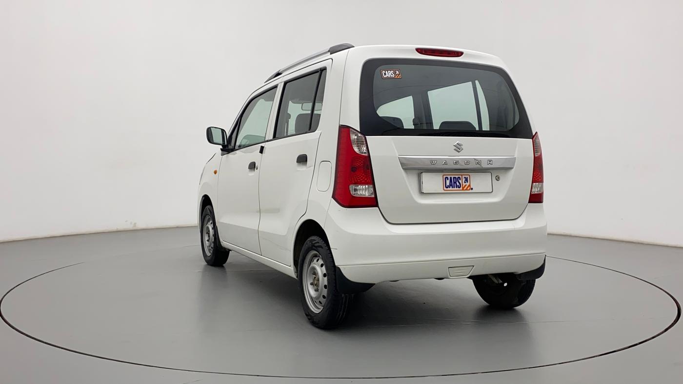 2012 Maruti Wagon R 1.0 LXI, CNG, Manual, 92,437 km, Left Back Diagonal