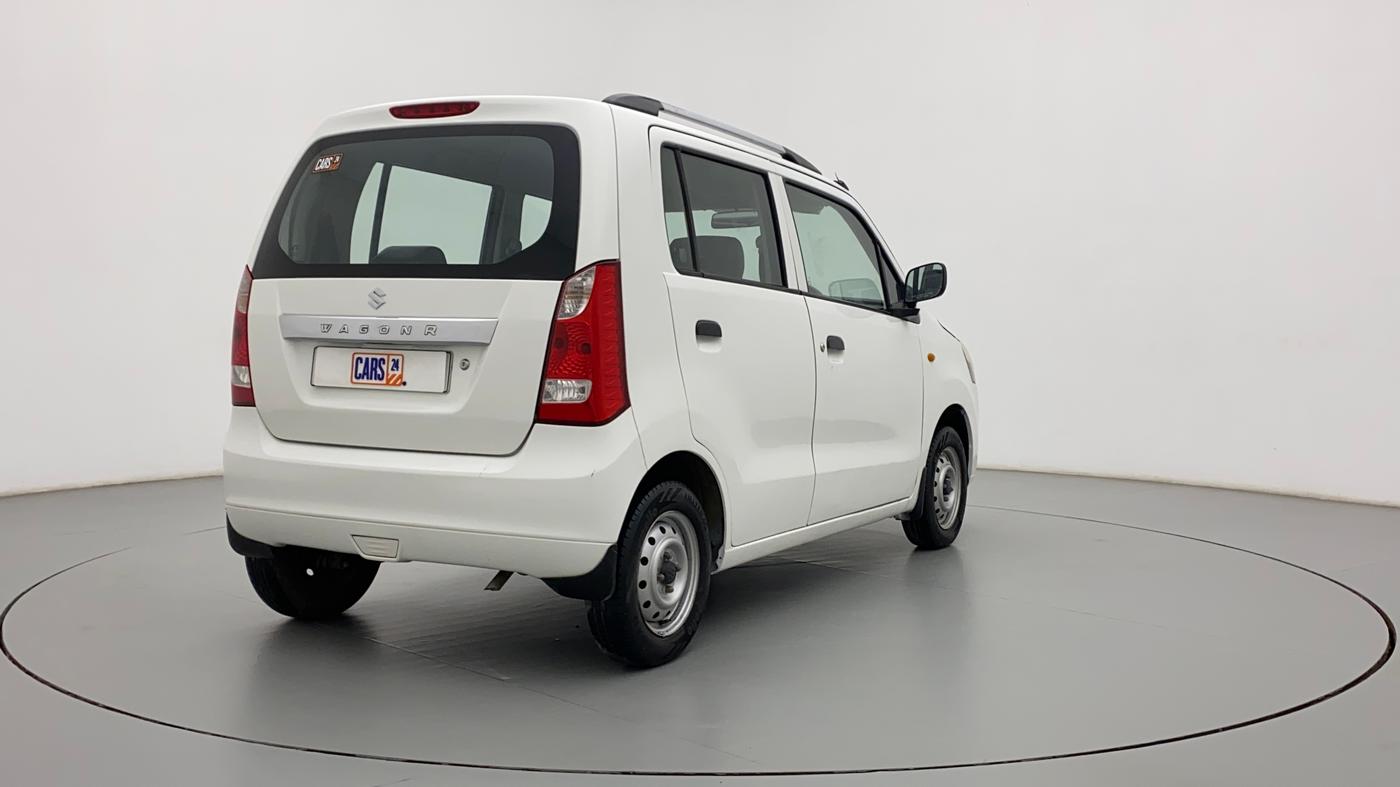 2012 Maruti Wagon R 1.0 LXI, CNG, Manual, 92,437 km, Right Back Diagonal
