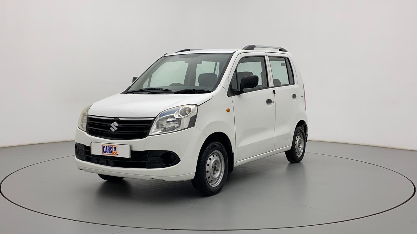 2012 Maruti Wagon R 1.0 LXI, CNG, Manual, 92,437 km, Left Front Diagonal