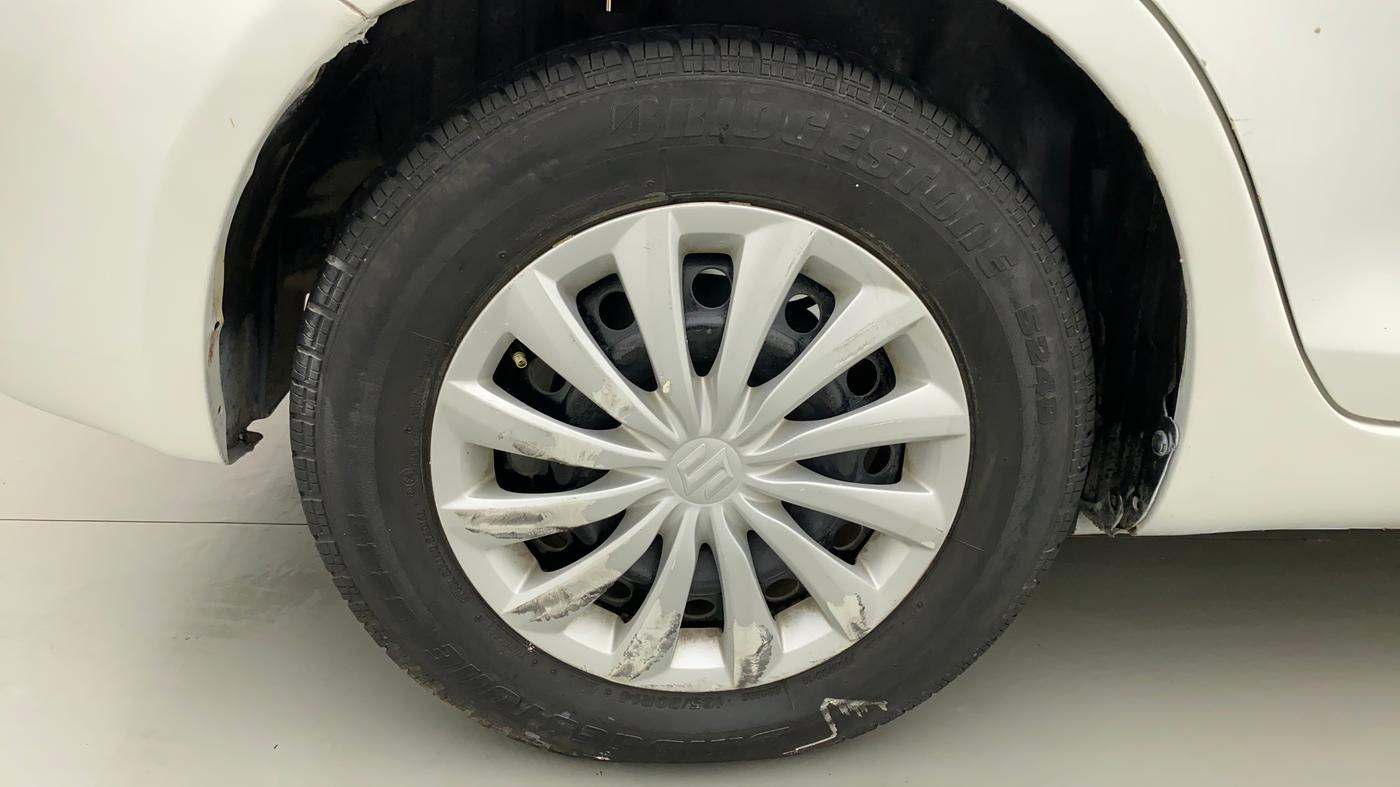 2012 Maruti Swift Dzire VXI, CNG, Manual, 96,868 km, Right Rear Wheel