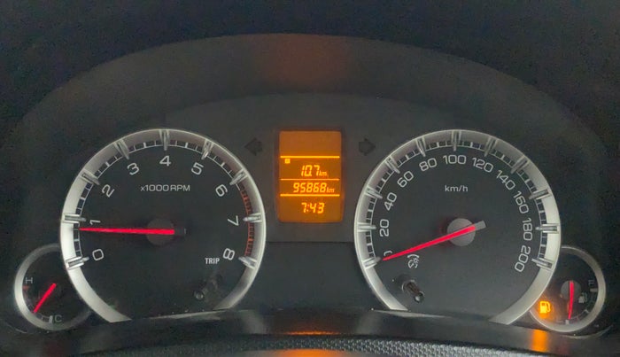 2012 Maruti Swift Dzire VXI, CNG, Manual, 96,868 km, Odometer Image