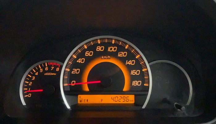 2015 Maruti Wagon R 1.0 VXI, Petrol, Manual, 40,296 km, Odometer Image