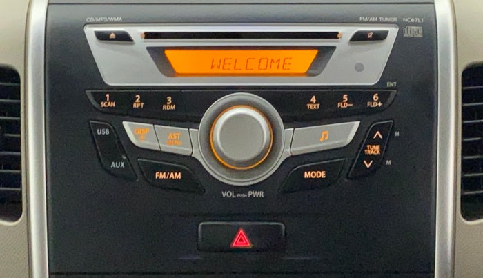 2015 Maruti Wagon R 1.0 VXI, Petrol, Manual, 40,296 km, Infotainment System
