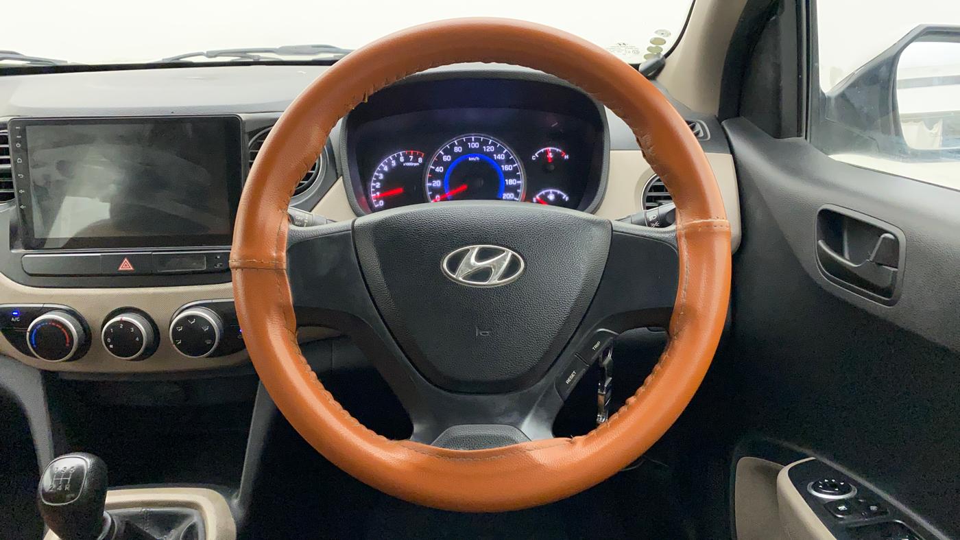 2013 Hyundai Grand i10 MAGNA 1.2 KAPPA VTVT, Petrol, Manual, 55,728 km, Steering Wheel Close Up