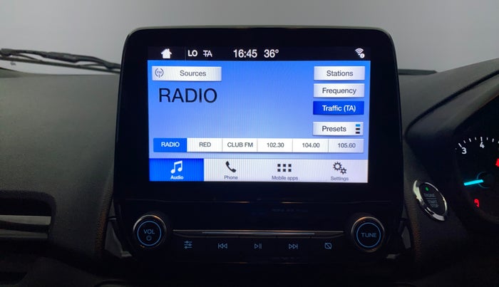 2018 Ford Ecosport TITANIUM 1.5L PETROL, Petrol, Manual, 40,907 km, Touchscreen Infotainment System