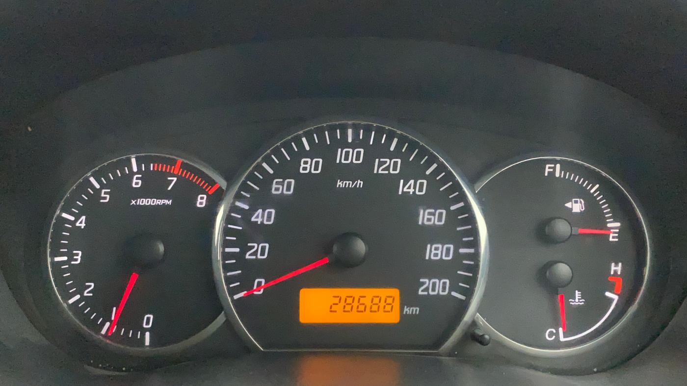 2011 Maruti Swift VXI, Petrol, Manual, 29,166 km, Odometer Image