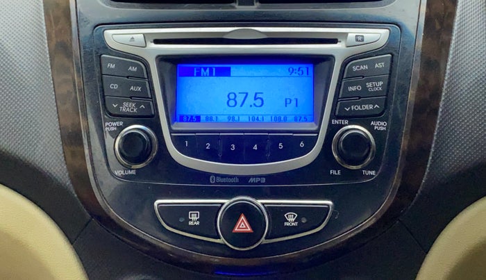 2014 Hyundai Verna FLUIDIC 1.4 VTVT CX, Petrol, Manual, 38,484 km, Infotainment System