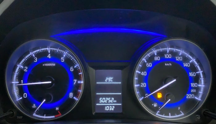 2019 Maruti Baleno DELTA PETROL 1.2, Petrol, Manual, 50,252 km, Odometer Image