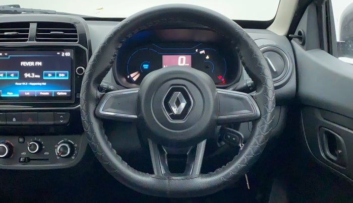2021 Renault Kwid RXT 1.0 AMT (O), Petrol, Automatic, 6,725 km, Steering Wheel Close Up