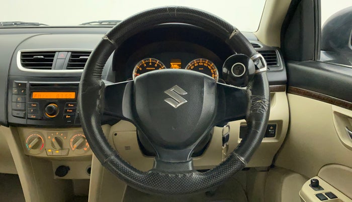 2014 Maruti Swift Dzire VXI, Petrol, Manual, 74,185 km, Steering Wheel Close Up