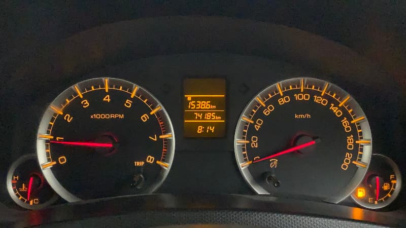 2014 Maruti Swift Dzire VXI, Petrol, Manual, 74,185 km, Odometer Image
