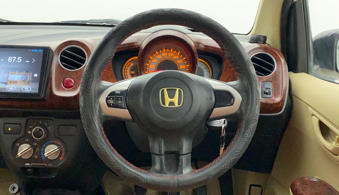 2012 Honda Brio S MT, Petrol, Manual, 62,578 km, Steering Wheel Close Up