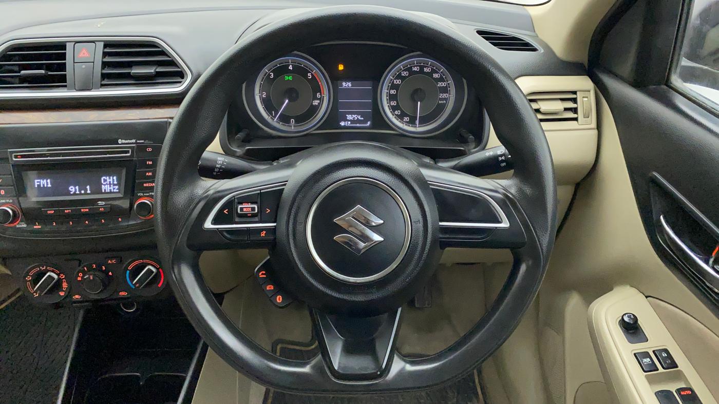 2017 Maruti Dzire VDI, Diesel, Manual, 78,306 km, Steering Wheel Close Up