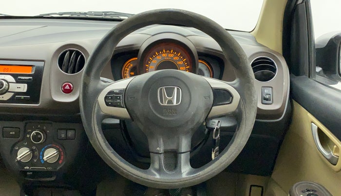 2013 Honda Brio VX MT, Petrol, Manual, 66,666 km, Steering Wheel Close Up