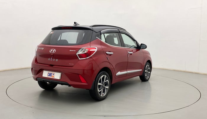 2020 Hyundai GRAND I10 NIOS SPORTZ 1.0 TURBO GDI DUAL TONE, Petrol, Manual, 10,622 km, Right Back Diagonal