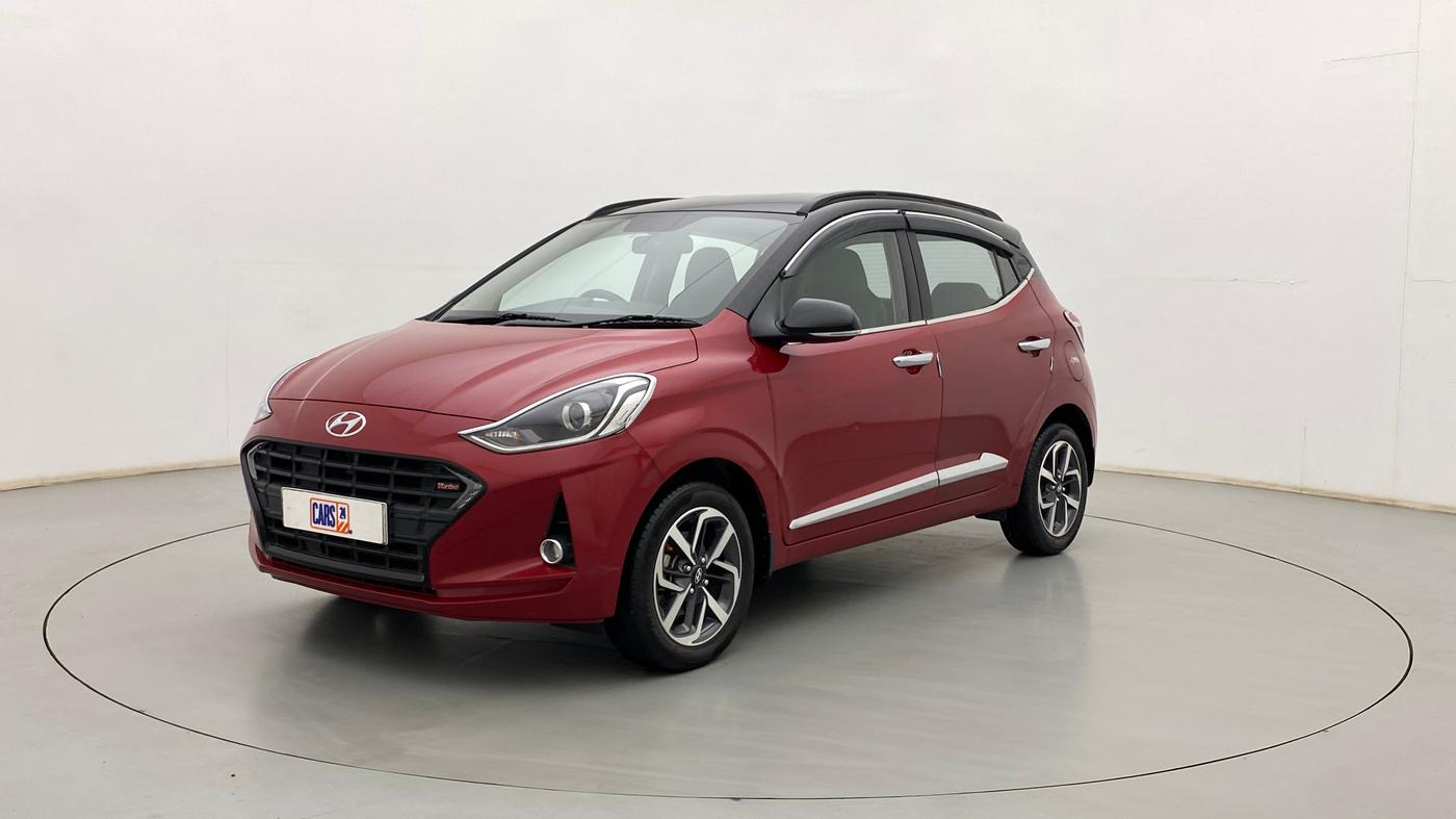 2020 Hyundai GRAND I10 NIOS SPORTZ 1.0 TURBO GDI DUAL TONE, Petrol, Manual, 10,622 km, Left Front Diagonal