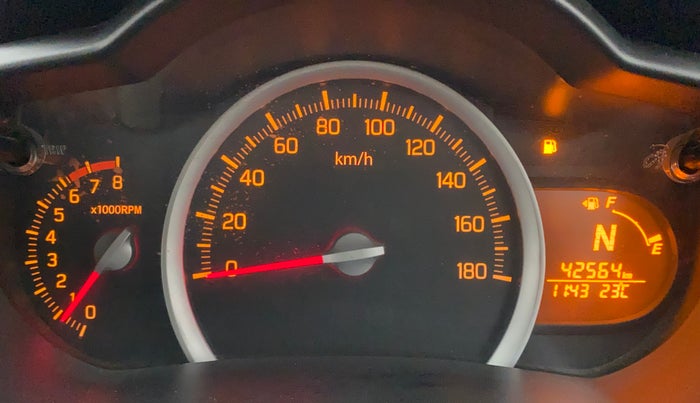 2014 Maruti Celerio VXI AMT, Petrol, Automatic, 42,699 km, Odometer Image