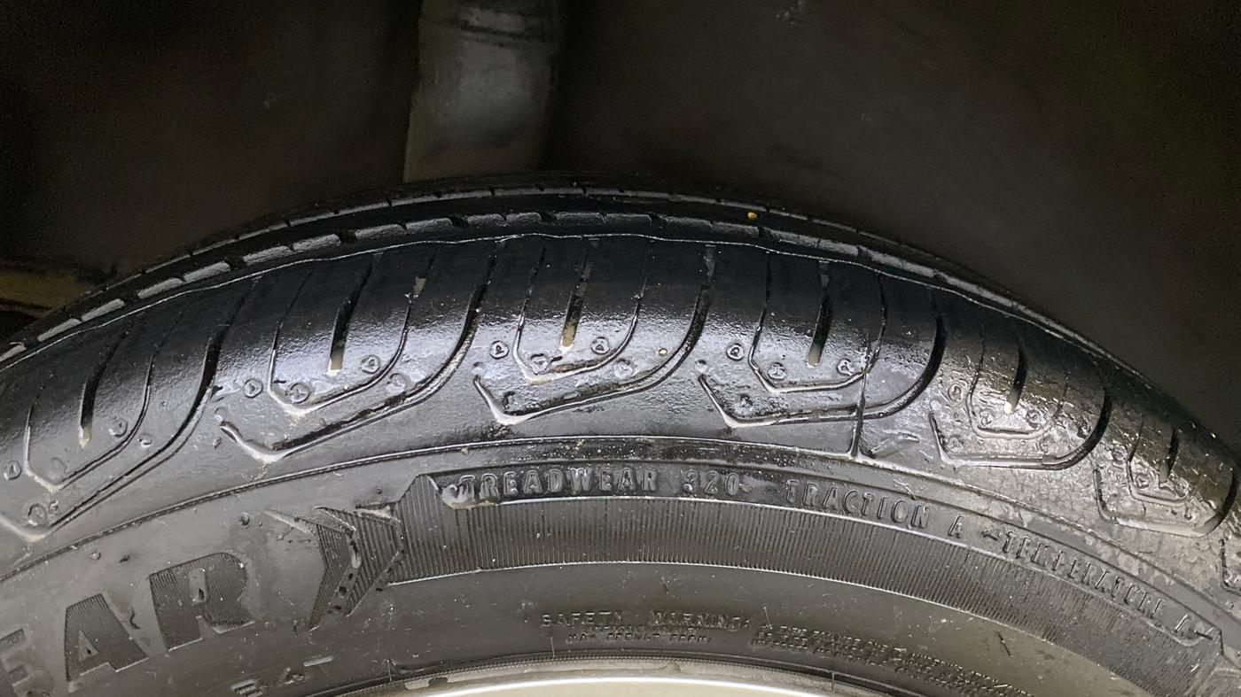 2015 Honda City 1.5L I-VTEC V MT, Petrol, Manual, 40,026 km, Right Rear Tyre Tread