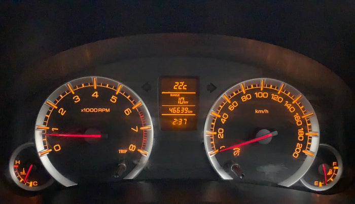 2014 Maruti Swift Dzire ZXI, Petrol, Manual, 46,922 km, Odometer Image