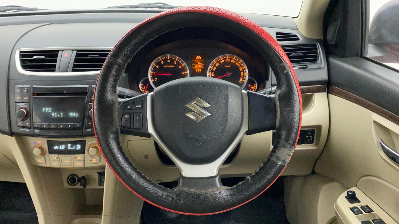 2014 Maruti Swift Dzire ZXI, Petrol, Manual, 46,922 km, Steering Wheel Close Up