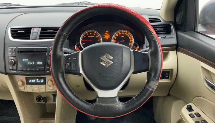 2014 Maruti Swift Dzire ZXI, Petrol, Manual, 46,922 km, Steering Wheel Close Up