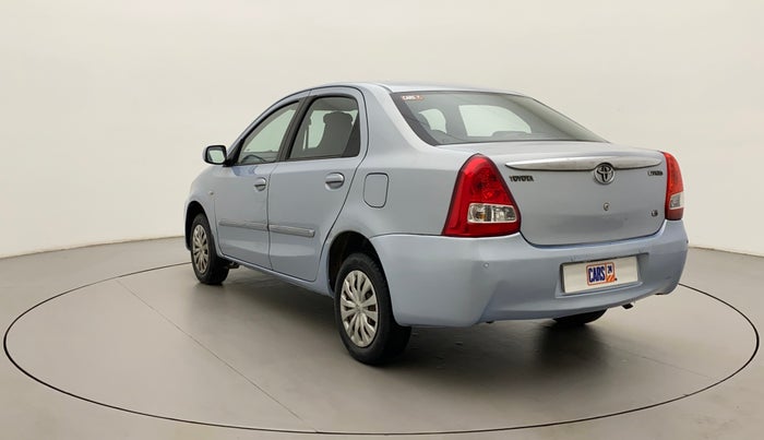 2011 Toyota Etios G, Petrol, Manual, 99,519 km, Left Back Diagonal