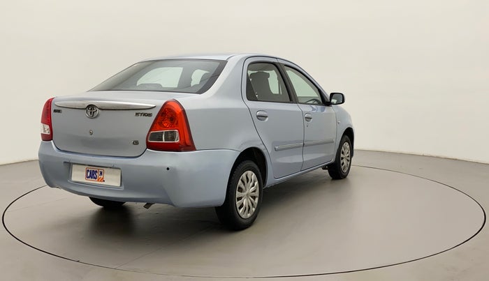 2011 Toyota Etios G, Petrol, Manual, 99,519 km, Right Back Diagonal