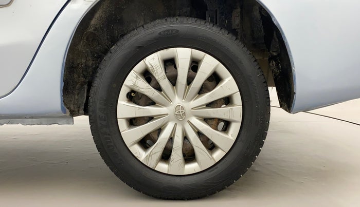 2011 Toyota Etios G, Petrol, Manual, 99,519 km, Left Rear Wheel