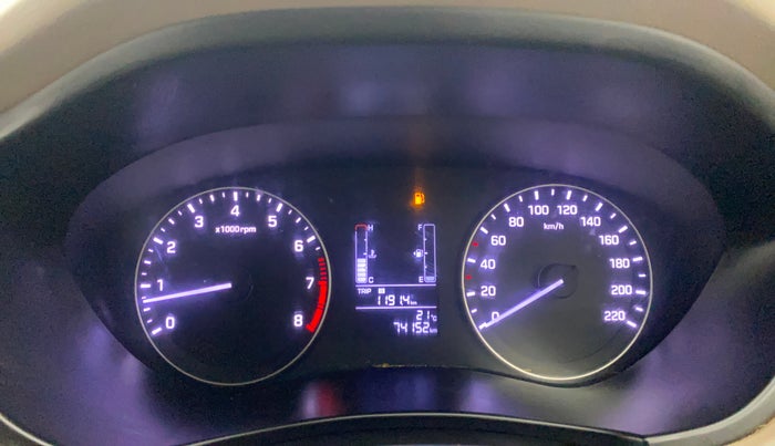 2017 Hyundai Elite i20 MAGNA 1.2, Petrol, Manual, 74,114 km, Odometer Image